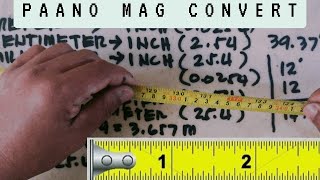 How to Convert Inch to Meter, Meter to Inches, Inches to Centimeter, Millimeter to Inches