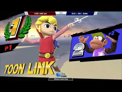 Limit Break - GR | Rollo (Toon Link) vs. OZN | MK Iori (Diddy Kong, Sheik) - Top 8 - Winners Semis