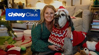 Chewy Claus Gives 11-year-old Great Dane his last Christmas