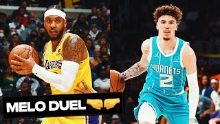 Carmelo Anthony - Los Angeles Lakers - LaMelo Ball - Charlotte Hornets