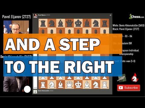 And a Step to the Right | Denis Khismatullin vs Pavel Eljanov analyzed by Stockfish | 2015
