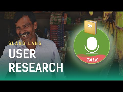 User Research - Voice in apps democratizes access
