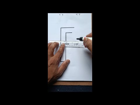 How to Draw Letter P | 3D Drawing 🎨🖌️ | #short