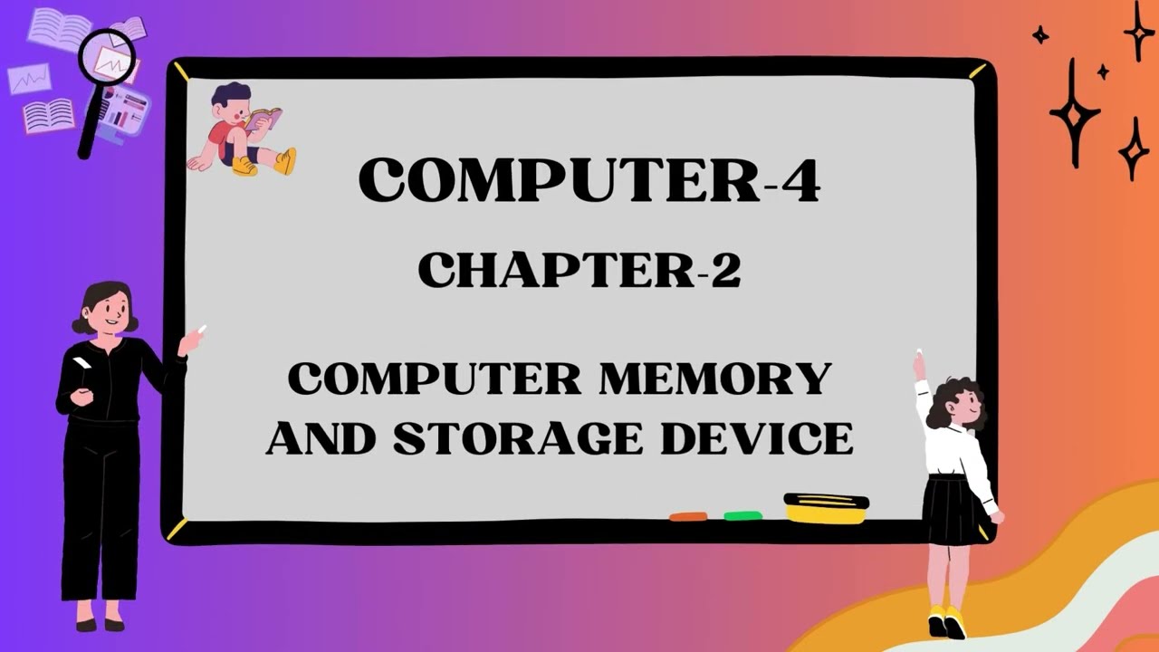 COMPUTER-4 |  CHAPTER-2 |  COMPUTER MEMORY AND STORAGE DEVICE