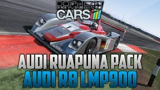 Project CARS - Audi R8 LMP900 - Silverstone GP Gameplay - Audi Ruapuna Pack - pCARS