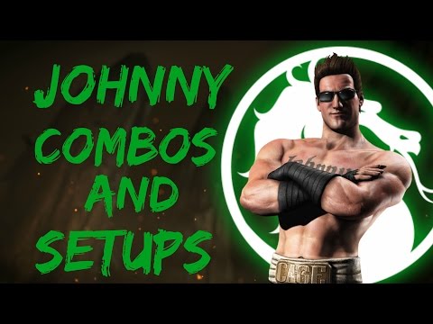 MKX:Johnny Cage Combos & Setups(33-73%)