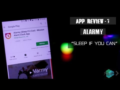 App Review - 1 II  ALARMY  II "Sleep If you can" || 4k🔥🔥||