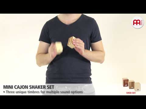 Meinl Percussion SH50-SET Mini Cajon Shaker Set, 3 Piece (VIDEO) image 2