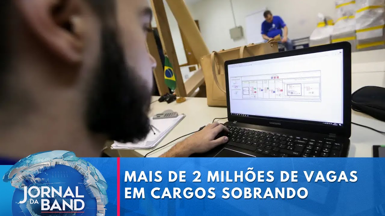 Brasil tem mais de 2 milhões de vagas em cargos técnicos sobrando | Jornal da Band