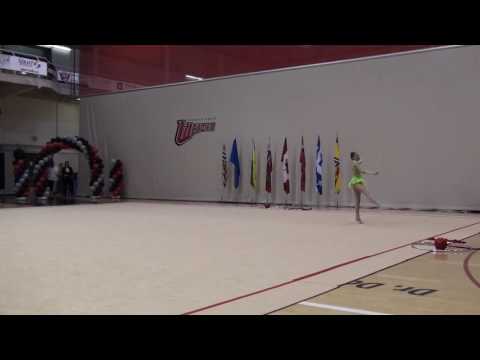 Marie Christine Gendron Junior Rope NB 2016 Canadian Championships RG