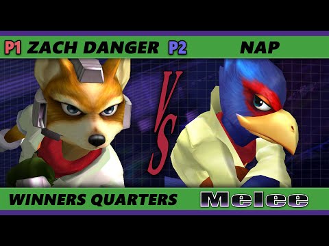 S@X 423 Winners Quarters - Zach Danger (Fox) Vs. nap (Falco) Smash Melee - SSBM