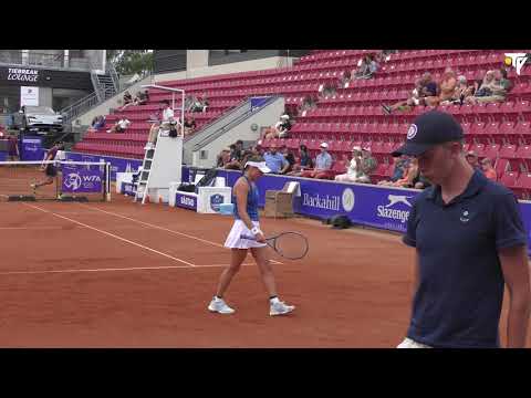 Rebecca Peterson vs Grace Min (4K) Court Level Highlights Swedish Open 2021