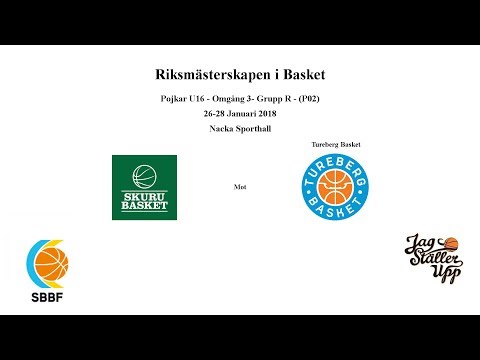 Skuru Basket (P02) mot Tureberg Basket - RM Omgång 3 - 2018-01-26