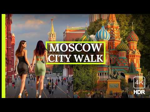 🚨 Real Russia Uncovered 🇷🇺 5 Hours: Moscow, Russian Girls, City Ambience  🏙️ 4K HDR
