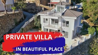 Cozy villa in Turkey with sea views. Property in Turkey for sale.