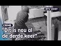 Dief slaat ruit in en rooft in 20 seconden Edwins winkel leeg | RTV Oost