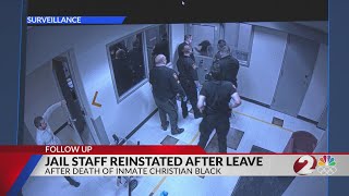 6 Montgomery County Jail employees reinstated after leave after death of inmate
