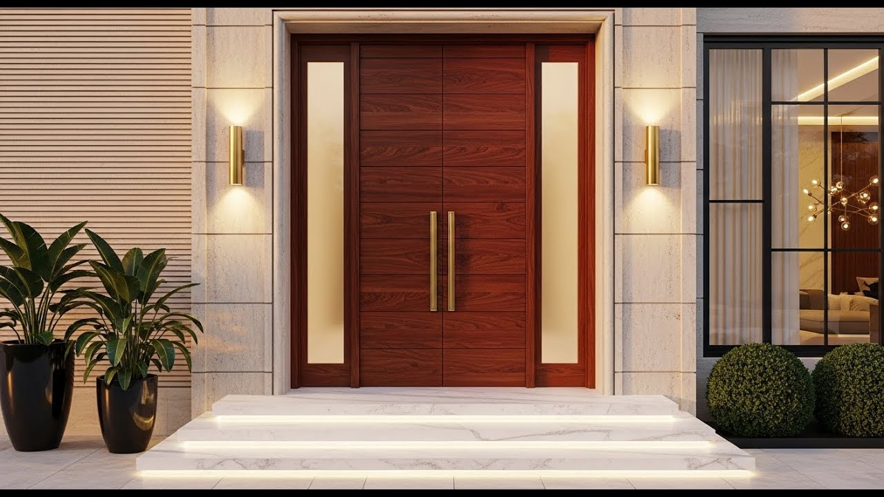 300 Trendy Modern House Front Wall Designs 2026 | Top Outdoor Wall Tiles & Front Door Design Trends