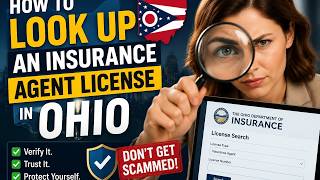 How to look up an insurance agent license in Ohio