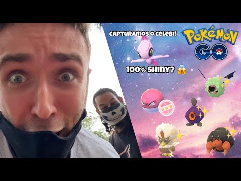 CAPTURAMOS O NOSSO SHINY CELEBI!!! ✨ | O BRILHO ESPETACULAR NO FARM DOS SEGREDOS DA SELVA! 😱🤯😍