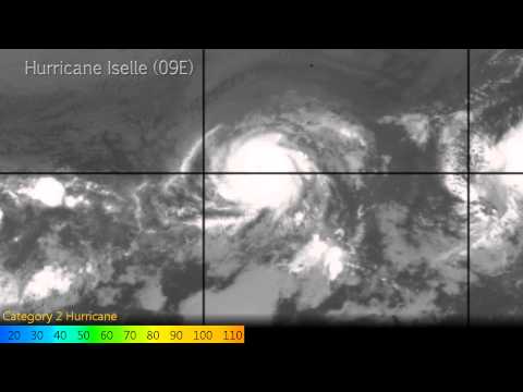 Major Hurricane Iselle - Satellite Imagery (July 28-August 9, 2014)