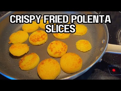 Crispy Fried Polenta Slices 🔥 Ready in Minutes! Easy & Delicious Side Dish Recipe
