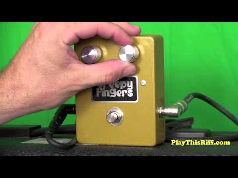 FUZZ pedal demo CREEPY FINGERS/PlayThisRiff.com