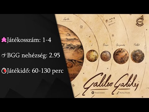 Galileo Galilei részletes bemutató - Board Game Addicts