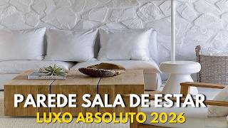 7 IDEIAS DE DECORAÇÃO DE PAREDE PARA SALA DE ESTAR que vão dominar 2026!
