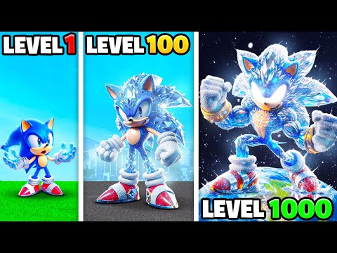 Level 1 to 1000 CRYSTAL Sonic in GTA 5!