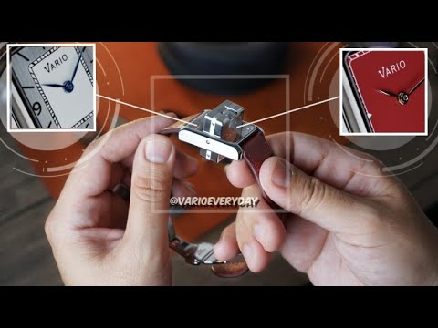 Vario Versa, an affordable Cartier Tank / JLC Reverso #menswatch #watches