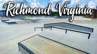 Richmond Virginia's NEW SKATEPARK | Virginia Skateboarding 2022