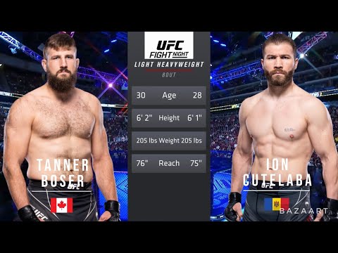 Tanner Boser vs Ion Cutelaba full fight