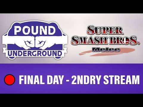 🔴 Pound Underground - Super Smash Bros. Melee Tournament - Championship Sunday Live-stream