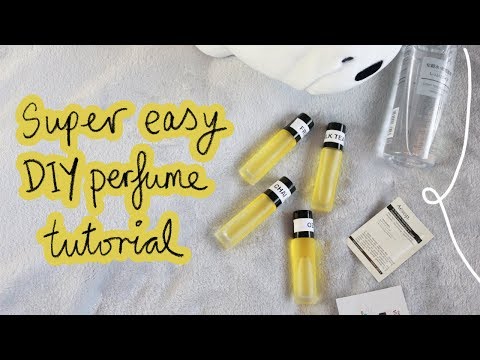 Part of a video titled how to make your own perfume (SUPER EASY) - YouTube