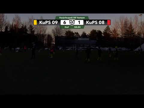 Harjoitus peli KuPS08 vastaan