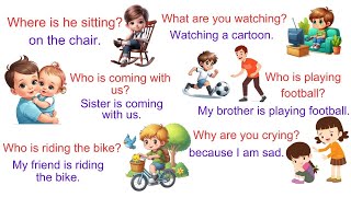 Daily Use English Question Answers | Fun Learning Question Answers | English Speaking Practice