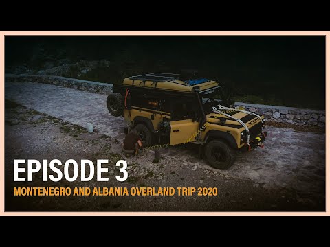 2020 Montenegro & Albania trip in my Overlander Land Rover Defender - Episode 3