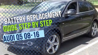 Audi Q5 Battery Replacement (2008–2016) | How to Remove Main Battery – Step by Step