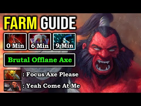 FIRST ITEM Ring of Tarrasque Axe 9Min Dagger + Vanguard with Super Aggressive Call DotA 2