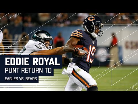 Eddie Royal Returns Punt for 65-Yard TD! | Eagles vs. Bears | NFL