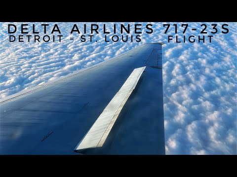 Delta Airlines 717-23S [N990AT] Detroit to St. Louis | Flight