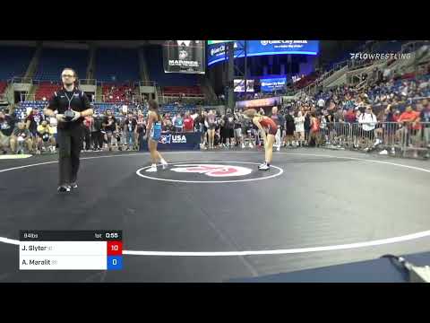 94 Lbs Semifinal - Joely Slyter, Idaho Vs Annalise Maralit, South Carolina 3cd9