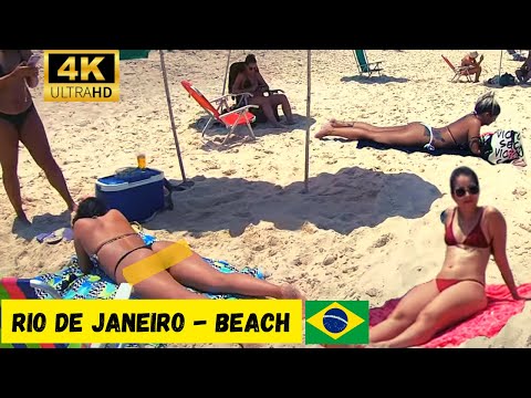 [Best Beaches Brazil - 4K] Barra da Tijuca Beach - Walk - Rio de Janeiro - Brazil