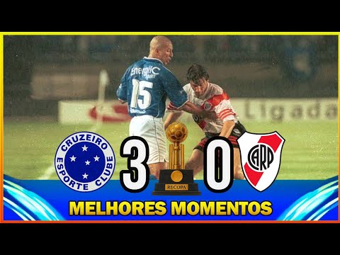 CRUZEIRO 3 X 0 RIVER PLATE FINAL RECOPA 1999 (Melhores momentos)