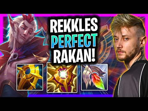 REKKLES PERFECT GAME WITH RAKAN! | LR Rekkles Plays Rakan Support vs Rell!  Season 2025