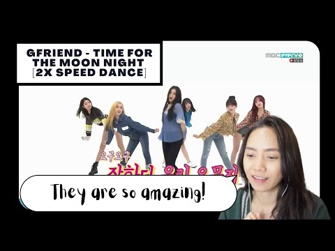 Retired Dancer Reacts to GFRIEND - TIME FOR THE MOON NIGHT 2X SPEED DANCE
