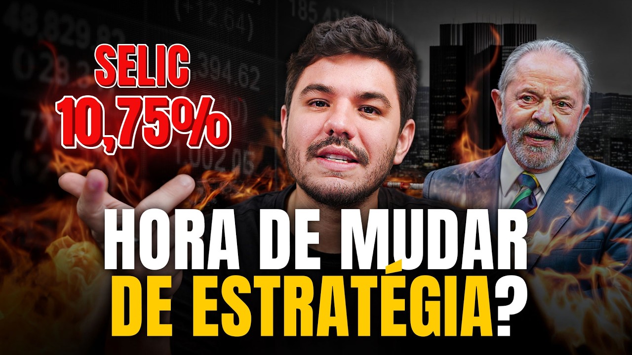 🚨 Selic sobe para 10,75% a.a: Vai dar merda?