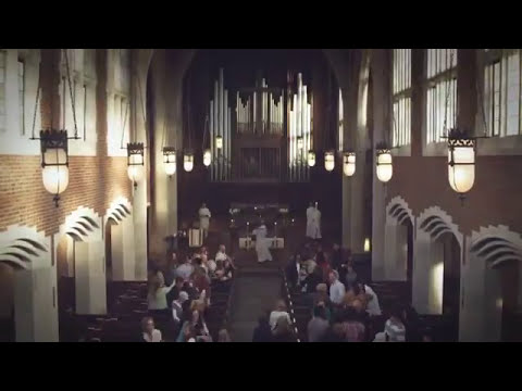 Teaser trailer frame with title card Blue Like Jazz over dark background