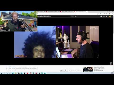 HARRY MACK FORMS A CROWD WITH NASTY FREESTYLE-OMEGLE BARS 17 CRs WORLD REACTION MUST SEE